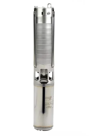 Pompe de forage 4" gros débit à turbine inox Orlando - 1,5kW triphasé - 7,5m³/h à 40HMT Authentique