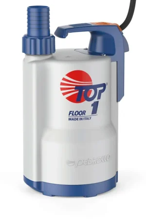 Bon Plan Pompe de Relevage 220v Pedrollo TOP 1 FLOOR Eau de Pluie Type serpillière sans Flotteur 4.8 m3/h 0.25kw