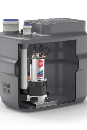 Soldes Station de relevage eaux chargées 100L Pedrollo SAR100 ZXm1A/40 15 m³/h