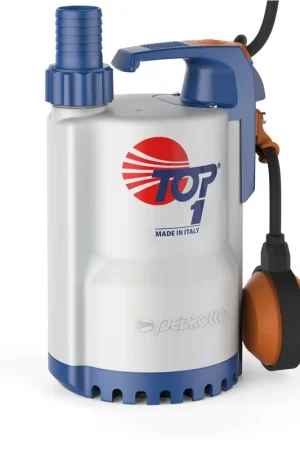 Nouvel Arrivage Pompe de Relevage Pedrollo TOP 1 Eau de Pluie avec Flotteur Mono 4.8 m3/h 0.25 kW