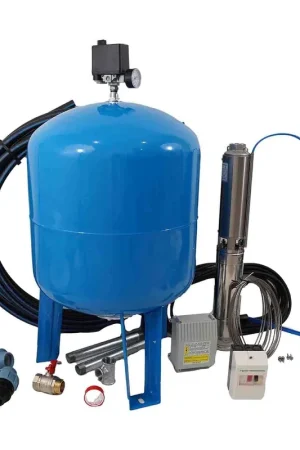 Kit Forage complet avec pompe Orlando 230V 4'' 2.2kW + Surpresseur + Accessoires Offre Exclusive