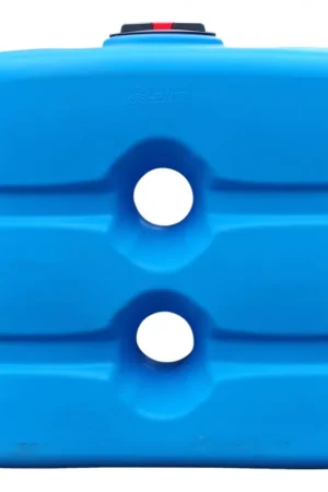 Dernière Chance Cuve 800L aérienne de récupération d'eau - Réservoir compact bleu - ELBI CPN800