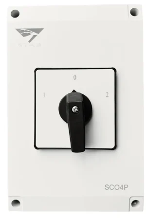 Nouveauté Inverseur de sens de rotation pour moteur monophasé/triphasé - 40A - Boîtier IP65
