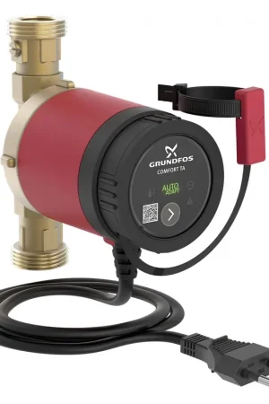 Acheter Direct Circulateur eau chaude sanitaire intelligent Grundfos Comfort 15-14 BX TA - Vanne d'isolation + clapet AR