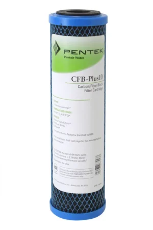 Paiement Sécurisé Cartouche double action sédiment/charbon 9''3/4 - 5µm - Pentek Pentair Water