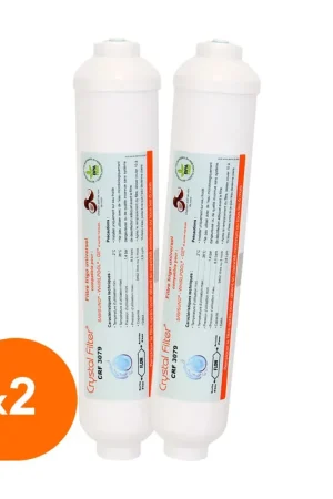 Filtre universel pour frigo américain - Crystal Filter® CRF 3079 (lot de 2) Nouvelle Collection