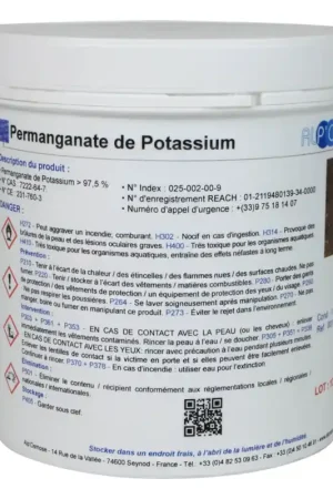 Offre Spéciale Permanganate de potassium - Pot de 1 kg
