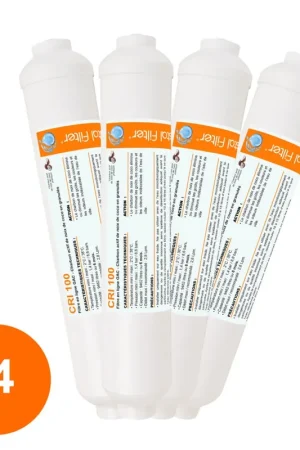 Cartouche Crystal Filter® CRI 100 raccord 1/4'' pour caravane (lot de 4) Prix Choc