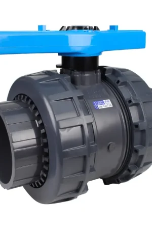 Authentique Vanne piscine - 110 mm - Femelle à coller - Joint EPDM - PVC pression