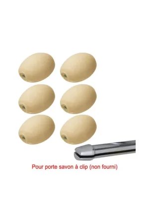 Savon lait d'amande rotatif Provendi (lot de 6) - Recharge à clip Bon Plan