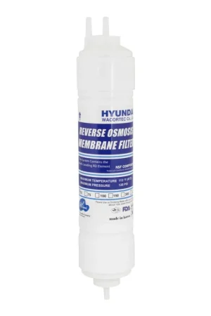 Achat Immédiat Cartouche Hyundai Membrane d'osmose 50GPD en ligne pour fontaine Hyundai Wacortec