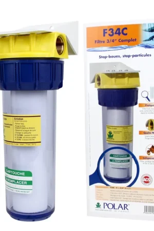 Filtre F34C Polar™ - Standard anti-boue et particules avec clé Solde
