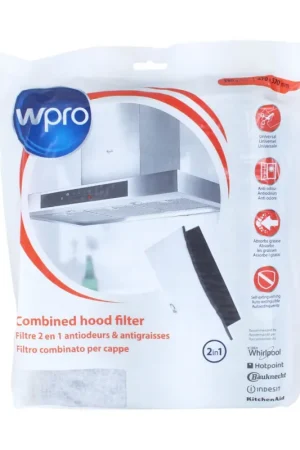 Paiement Sécurisé UCF016 Universel 2 en 1 antiodeurs et antigraisses - Filtre hotte aspirante