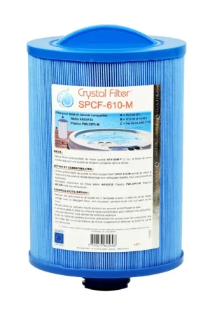 Acheter Direct Filtre Spa Crystal Filter® SPCF-610-M - Compatible Wellis AKU0135 - Pleatco PWL35P3-M - Magnum WE35M