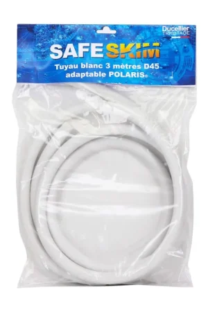 Acheter Direct Tuyau blanc 3 mètres D45 pour robot Polaris® ou MAGIBlack Tanktrax®