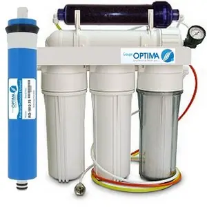 Osmoseur d'aquarium eau de mer avec déionisation et manomètre 100 GPD Remise