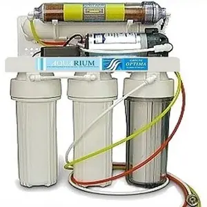 Haute Qualité Osmoseur pour aquarium 560 L/Jour- 150 GPD pompe booster et cartouche de déionisation