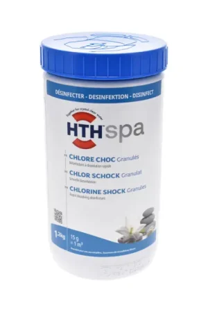 HTH Spa Chlore Choc 1,2 kg en granulés Expédié Aujourd'hui