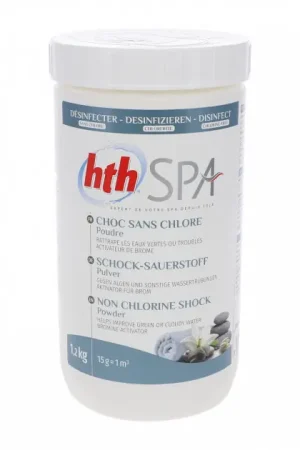 Nouvel Arrivage HTH Spa Choc Sans Chlore 1,2 kg