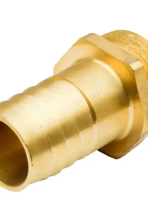 Certifié Raccord laiton cannelé embout mâle 33/42 (1''1/4) - Cannelure Ø40mm