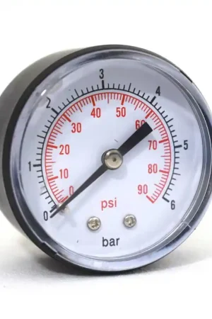 Manomètre sec Axial 0 - 6 bars 1/4" Ø50 Top Vente