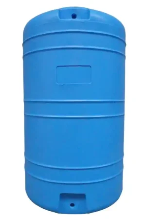 Acheter Direct Cuve récupérateur eau de pluie 1000 litres - Cuve polyéthylène aérienne bleue - Vertical