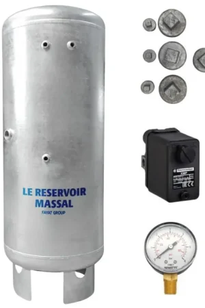 Kit Complet Réservoir Galvanisé Massal - 6 bars - 500 litres - Type ACS - Pression stable Commander Vite