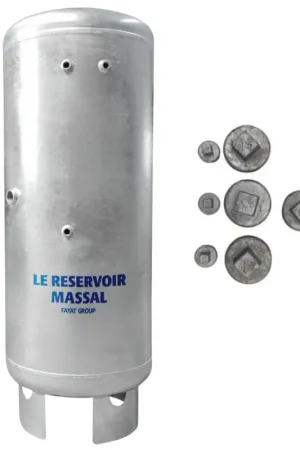 Commander Vite Réservoir Galvanisé Massal - 6 bars - 1000 litres avec Kit Bouchons - Type ACS - Grande capacité
