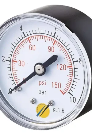Achat Immédiat Manomètre sec Axial 0 + 2,5 bars 1/4" - Ø50
