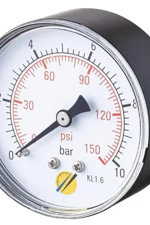 Manomètre sec Axial 0 + 4 bars 1/4" - Ø63 Super Prix