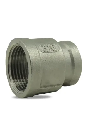 Achat Immédiat Manchon inox 316 réduit 3/4"-1/2" femelle-femelle - 8240
