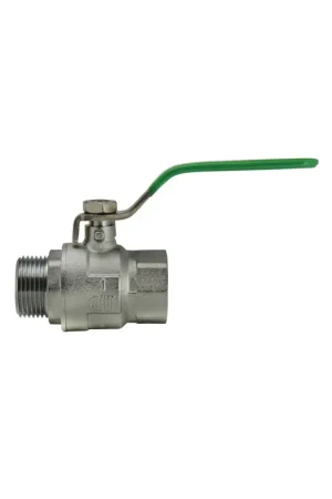 Certifié Vanne à sphère poignée verte - NF - 521 mâle-femelle 1"