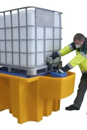Bac rétention soutirage IBC de 1000 L en PEHD Quantité Limitée
