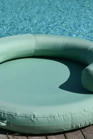 Coussin Gonflable Island+ Vert d'eau Must-Have