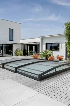 Abri piscine en kit 6 x 3 m Top Vente