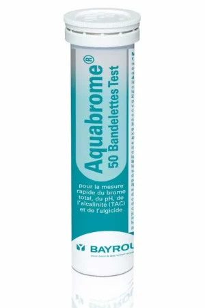 Acheter Direct Bandelettes de test Aquabrome Quicktest BAYROL