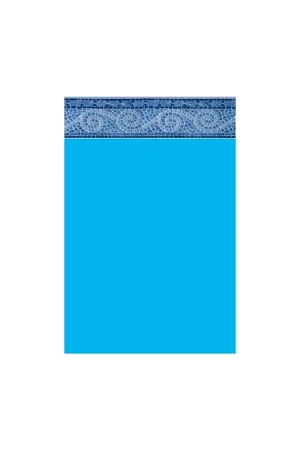 Liner Piscine 75/100 Bleu foncé avec frise Carthage bleu Dia 3.60m H 1.20m sur PISCINEO : L'univers de la piscine à petits prix Commander Vite