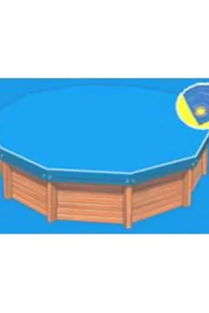 Bâche hiver Eco bleue compatible piscine Cristaline Evolux 3.10x2.70m sur PISCINEO : L'univers de la piscine à petits prix Top Vente