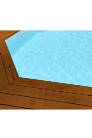 Acheter En Ligne Liner 75/100 compatible Piscine Sunbay VANILLE 412 x 119 bleu clair sur PISCINEO : L'univers de la piscine à petits prix