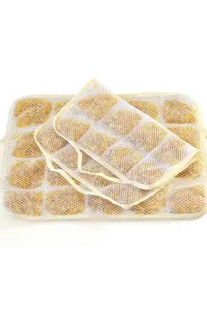 Seulement Aujourd'hui Coussin Sauna Ambre / Lin Naturel 100%