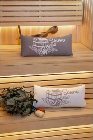 Offre Du Jour Coussin de sauna, brun grisâtre