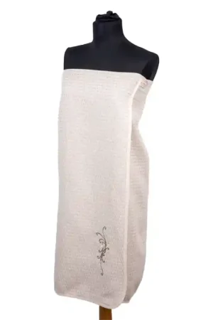 Offre Exclusive Tablier de sauna pour femme - LIN, brodé