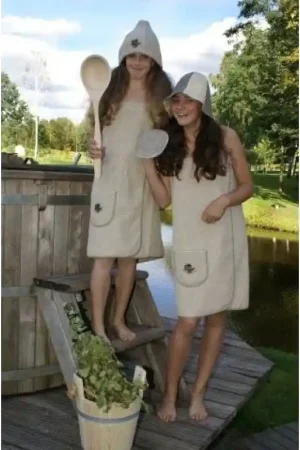 Offre Exclusive Tablier de sauna pour femme 75x140.