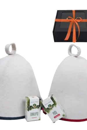 Promotion Saisonnière Coffret cadeau dans un coffret cadeau PAIRE BLANCHE. Capsules et huiles essentielles