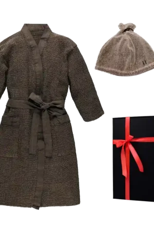 Coffret cadeau RENTO KENNO POUR LUI. Peignoir et chapeau Commande En Gros