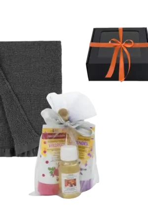 Coffret cadeau pour femme. Miel pour sauna, huile de sauna et serviette pour les mains. Meilleure Vente