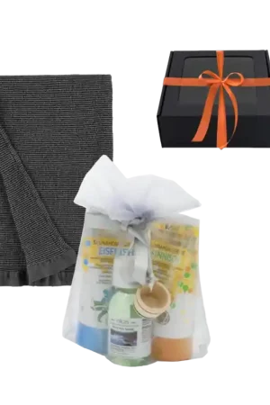 Dernière Chance Coffret cadeau pour homme. Miel pour sauna, huile de sauna et serviette pour les mains.