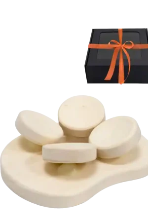 Prix Promo Coussin de sauna pour sauna, dans une boîte cadeau, bois de tremble
