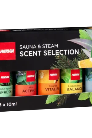 Offre Limitée Ensemble d'huiles essentielles pour sauna Sentiotec