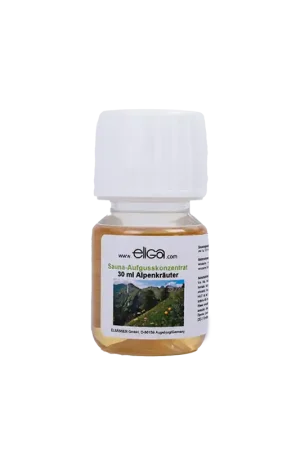 Livraison Express ELIGA sauna huile éthérée-infusion concentrée HERBES ALPINES, 30 ml